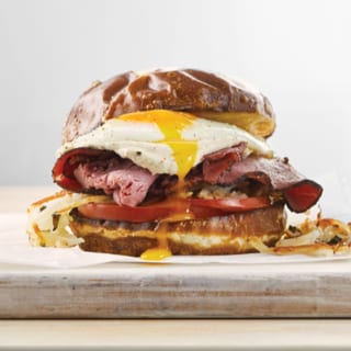 Pastrami and Egg Sandwich
