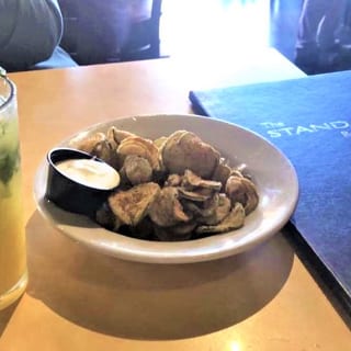 Cajun Tossed Fried Pickles