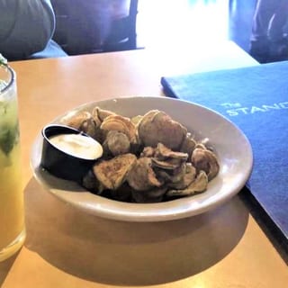 Cajun Tossed Fried Pickles