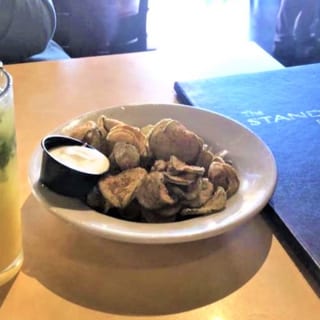 Cajun Tossed Fried Pickles