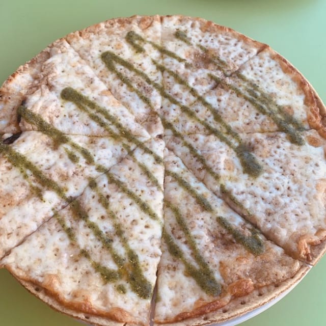 Standard White Pizza.