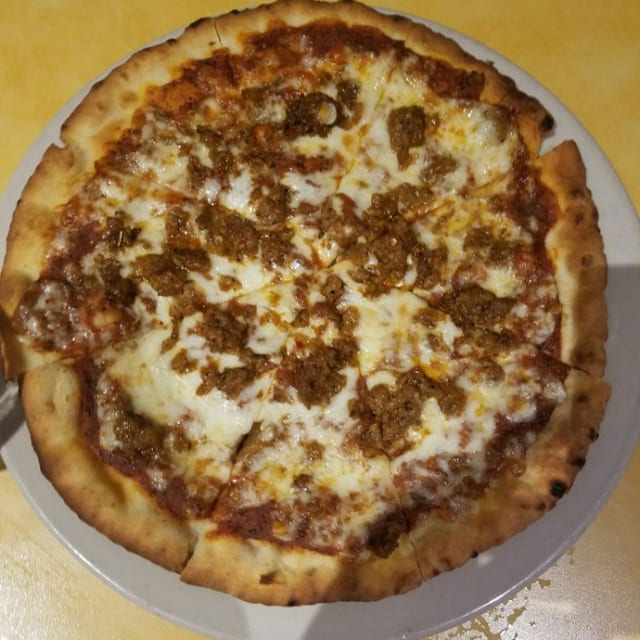 House Made Sausage Pizza.
