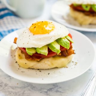 California Eggs Benedict Sandwich
