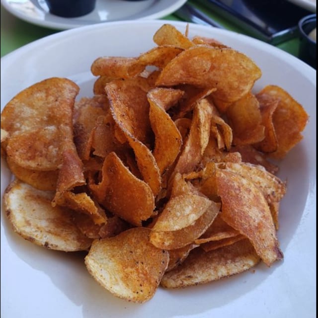 Homemade Potato Chips.